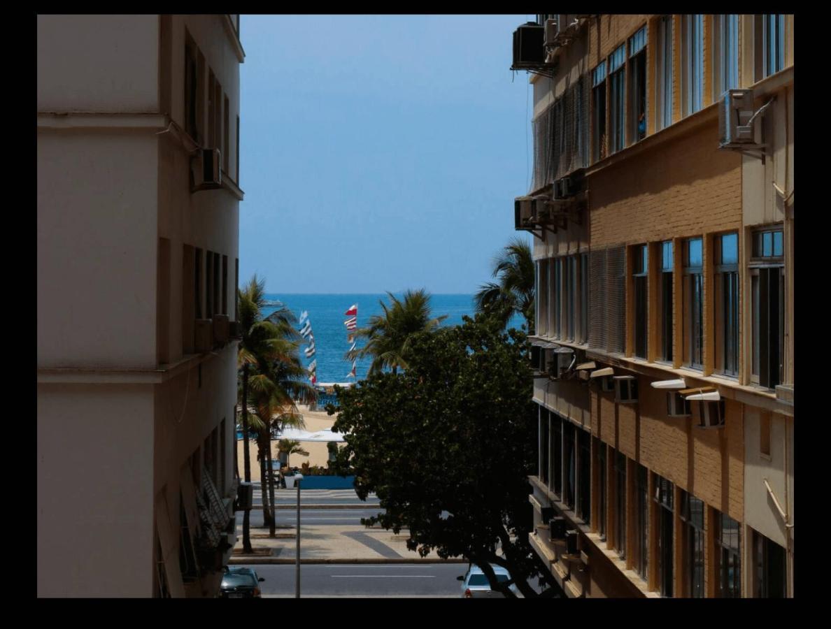 Copacabana Vista Mar Studio Rio de Janeiro Bagian luar foto